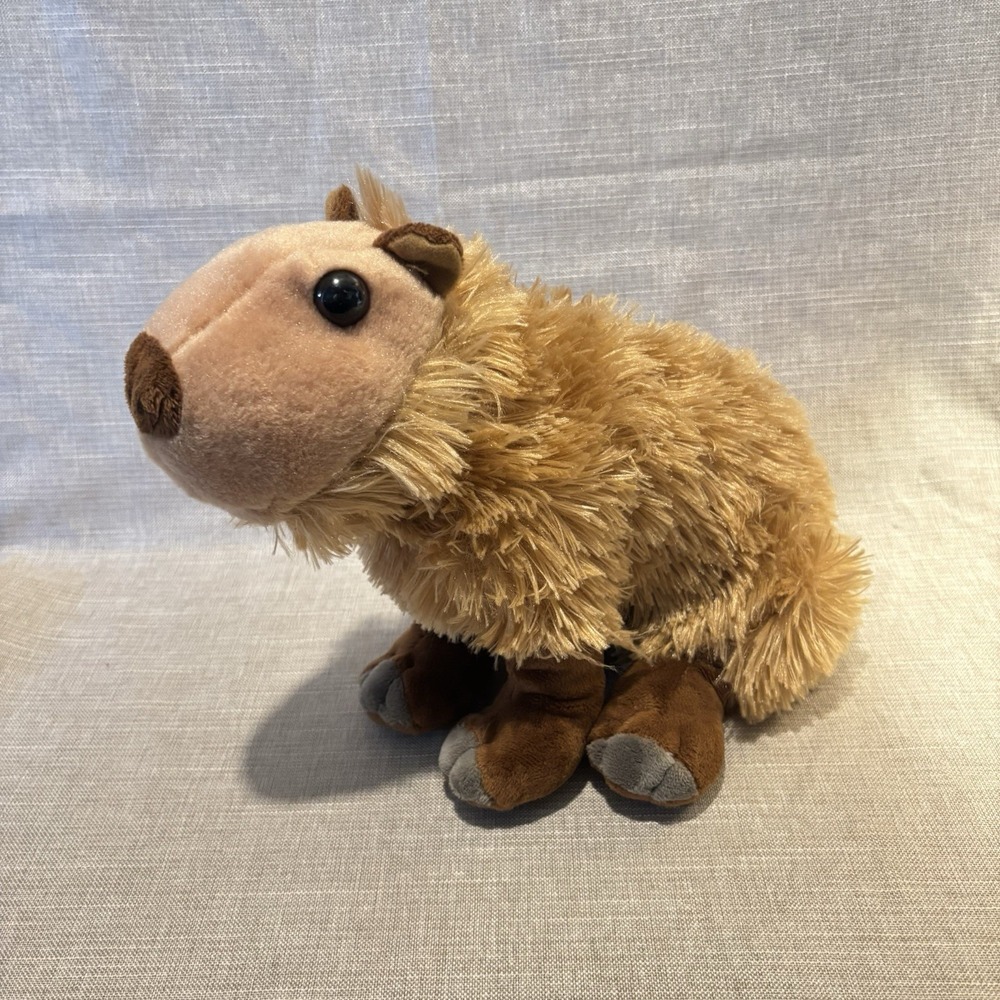 Wild Republic Capybara Plush 12" Cuddlekins Stuffed Animal Preowned Soft Toy